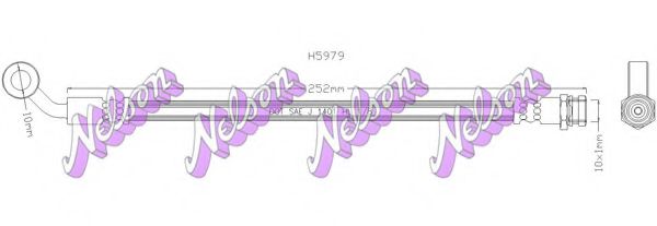 BROVEX-NELSON H5979 Тормозной шланг для MAZDA RX-8