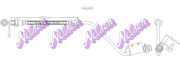 BROVEX-NELSON H6689 Тормозной шланг для KIA VENGA
