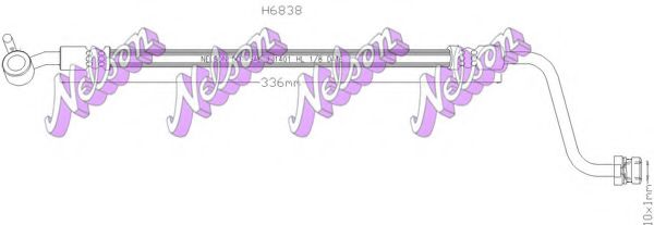 BROVEX-NELSON H6838 Тормозной шланг для HYUNDAI IX55