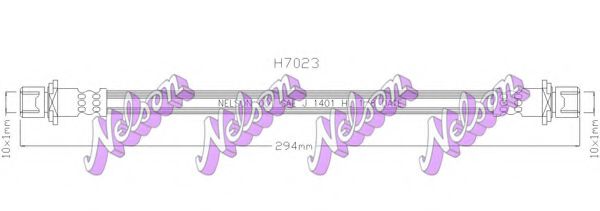 BROVEX-NELSON H7023 Тормозной шланг для DAIHATSU