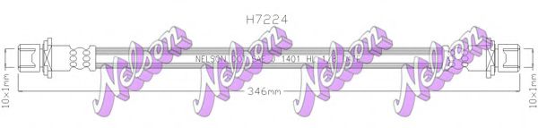 BROVEX-NELSON H7224 Тормозной шланг для DAIHATSU