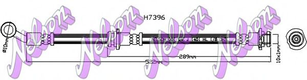 BROVEX-NELSON H7396 Главный цилиндр сцепления BROVEX-NELSON для NISSAN