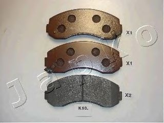 JAPKO 50K18 Тормозные колодки для KIA K2500