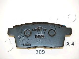 JAPKO 51309 Тормозные колодки для MAZDA CX-7