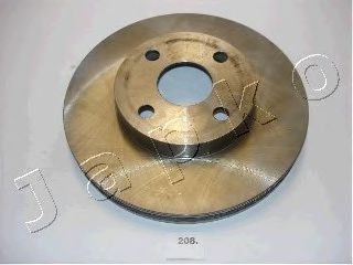 JAPKO 60208 Тормозные диски для TOYOTA COROLLA VERSO