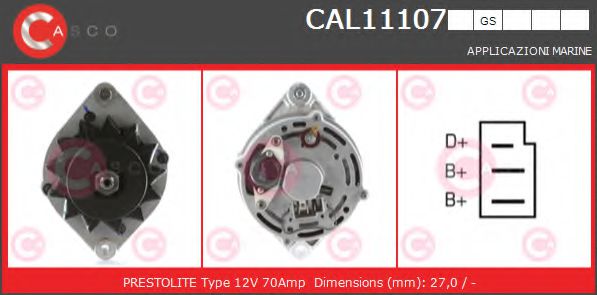 CASCO CAL11107GS Генератор CASCO CAL11107GS Генератор