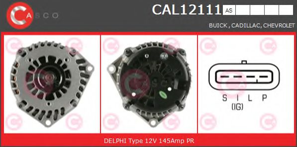 CASCO CAL12111AS Генератор 