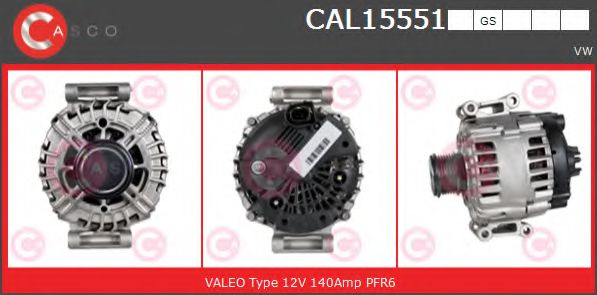 CASCO CAL15551GS Генератор 