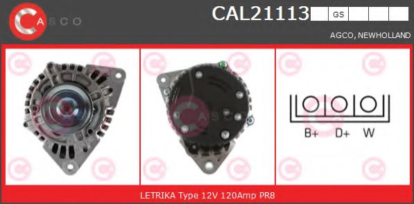 CASCO CAL21113GS Генератор CASCO CAL21113GS Генератор