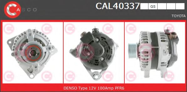 CASCO CAL40337GS Генератор  для TOYOTA COROLLA (Тойота Королла)
