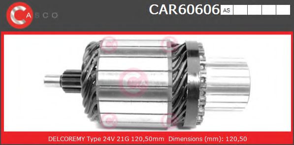 CASCO CAR60606AS Якорь, стартер CASCO CAR60606AS Якорь, стартер