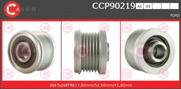 CASCO CCP90219AS Ременный шкив, генератор CASCO CCP90219AS Ременный шкив, генератор