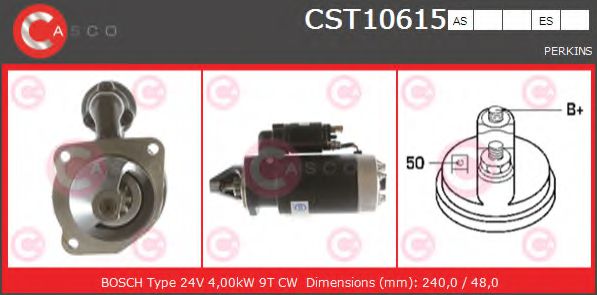 CASCO CST10615AS Стартер CASCO CST10615AS Стартер