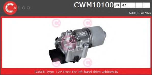 CASCO CWM10100AS Двигатель стеклоочистителя CASCO для AUDI