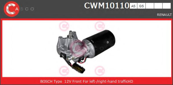 CASCO CWM10110AS Двигатель стеклоочистителя для RENAULT