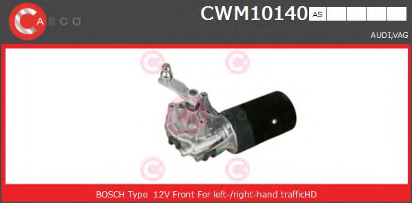 CASCO CWM10140AS Двигатель стеклоочистителя для AUDI 100