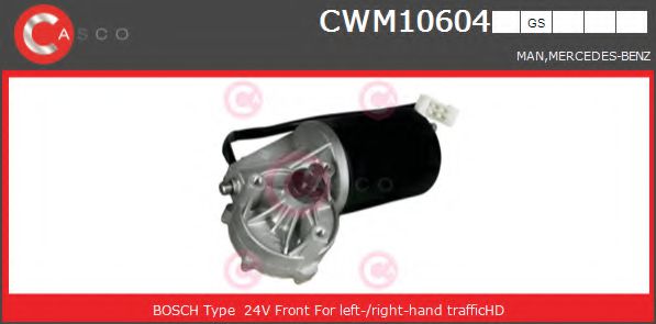 CASCO CWM10604GS Двигатель стеклоочистителя для MAN SÜ