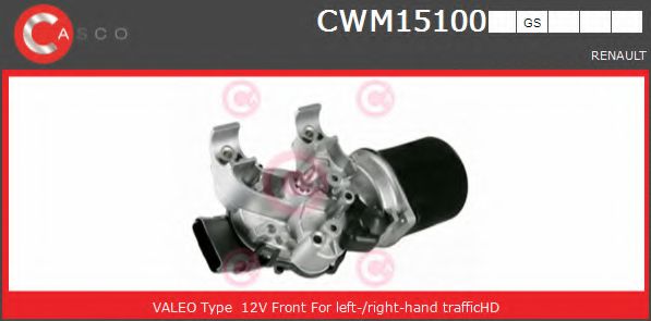 CASCO CWM15100GS Двигатель стеклоочистителя CASCO для RENAULT