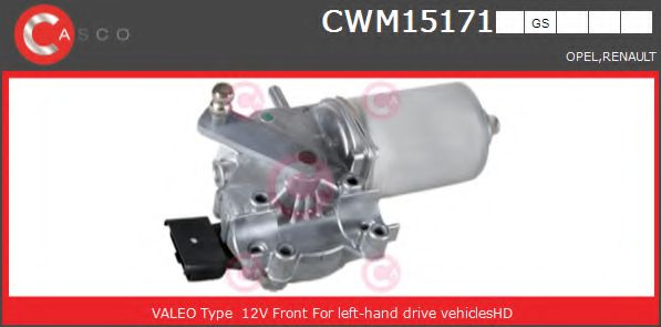 CASCO CWM15171GS Двигатель стеклоочистителя для OPEL