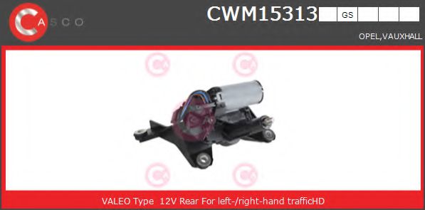 CASCO CWM15313GS Двигатель стеклоочистителя для OPEL