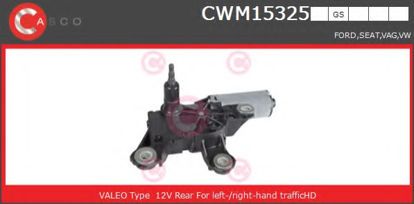 CASCO CWM15325GS Двигатель стеклоочистителя для SEAT