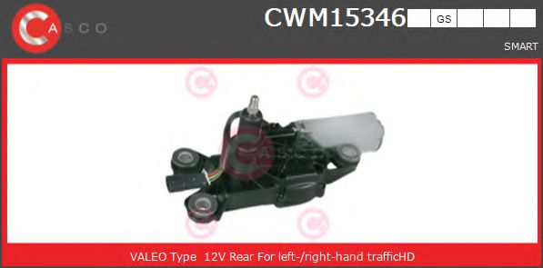 CASCO CWM15346GS Двигатель стеклоочистителя для SMART