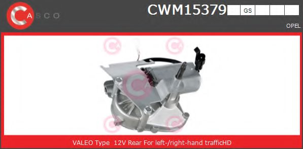 CASCO CWM15379GS Двигатель стеклоочистителя для OPEL OMEGA