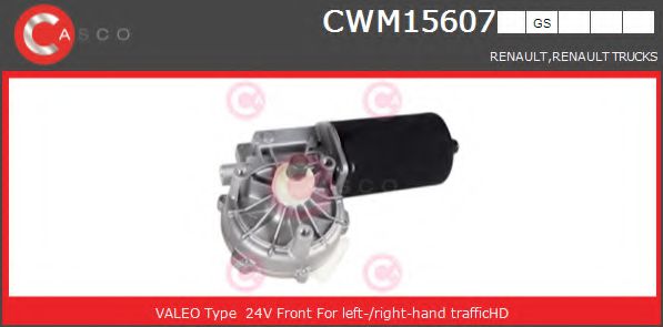CASCO CWM15607GS Двигатель стеклоочистителя для RENAULT TRUCKS