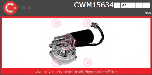 CASCO CWM15634GS Двигатель стеклоочистителя для MAN
