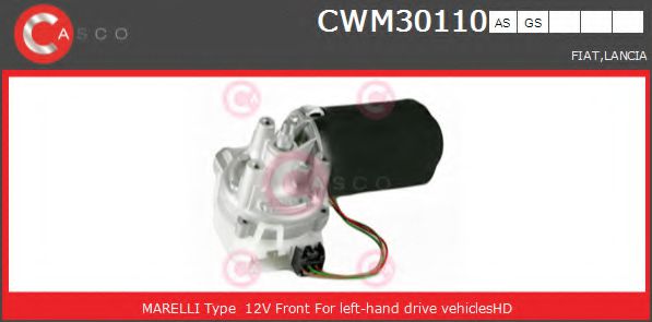 CASCO CWM30110AS Двигатель стеклоочистителя для FIAT