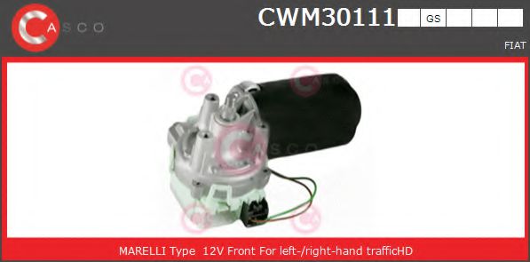 CASCO CWM30111GS Двигатель стеклоочистителя для FIAT
