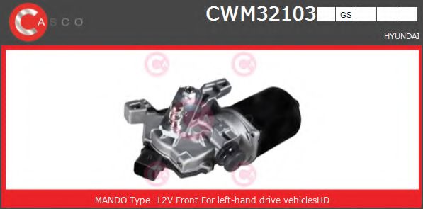 CASCO CWM32103GS Двигатель стеклоочистителя для HYUNDAI ACCENT