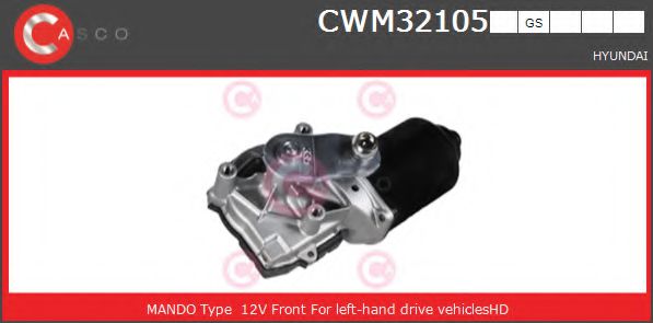 CASCO CWM32105GS Двигатель стеклоочистителя для HYUNDAI