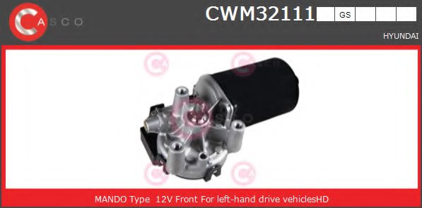CASCO CWM32111GS Двигатель стеклоочистителя для HYUNDAI