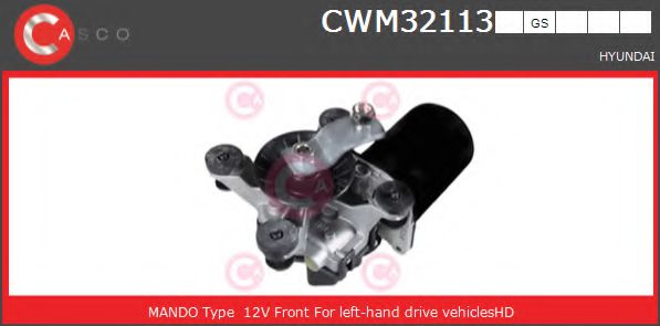 CASCO CWM32113GS Двигатель стеклоочистителя для HYUNDAI