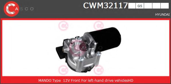 CASCO CWM32117GS Двигатель стеклоочистителя для HYUNDAI