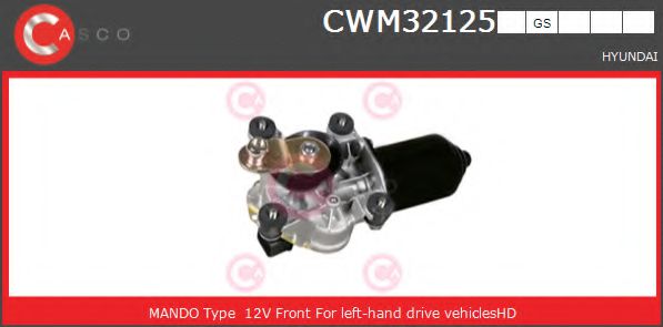 CASCO CWM32125GS Двигатель стеклоочистителя для HYUNDAI ACCENT