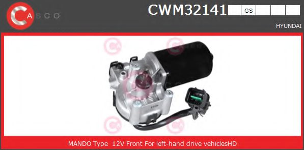 CASCO CWM32141GS Двигатель стеклоочистителя для HYUNDAI