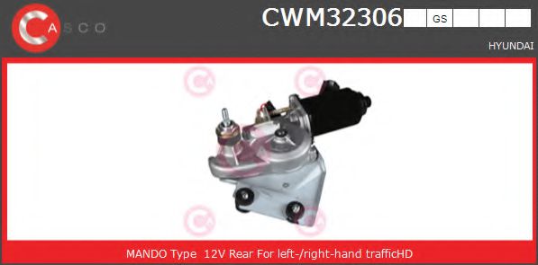 CASCO CWM32306GS Двигатель стеклоочистителя для HYUNDAI