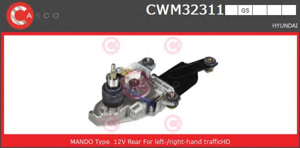 CASCO CWM32311GS Двигатель стеклоочистителя для HYUNDAI ACCENT