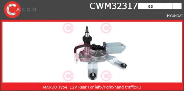 CASCO CWM32317GS Двигатель стеклоочистителя для HYUNDAI