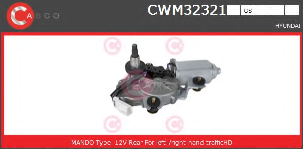 CASCO CWM32321GS Двигатель стеклоочистителя для HYUNDAI