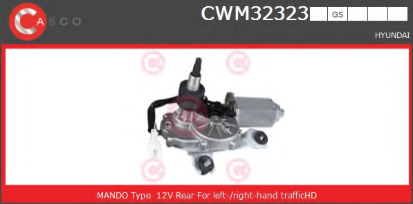 CASCO CWM32323GS Двигатель стеклоочистителя для HYUNDAI