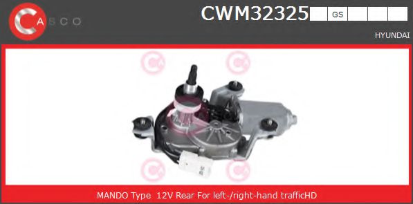 CASCO CWM32325GS Двигатель стеклоочистителя для HYUNDAI
