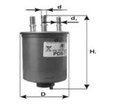 PZL SEDZISZOW PDS79 Топливный фильтр для JAGUAR