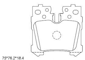 ASIMCO KD2785 Тормозные колодки ASIMCO 