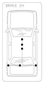 COFLE 49112 Трос ручного тормоза для FIAT
