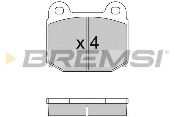 BREMSI BP2085 Тормозные колодки BREMSI 