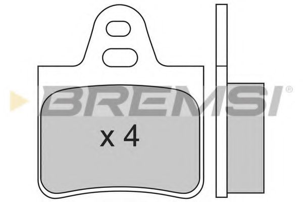 BREMSI BP2130 Тормозные колодки BREMSI для CITROEN