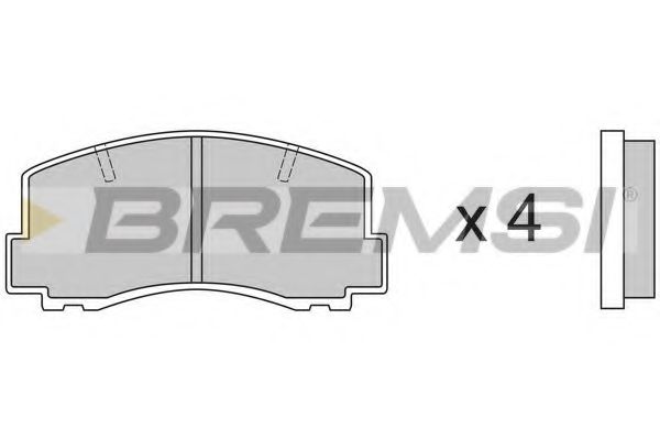 BREMSI BP2256 Тормозные колодки BREMSI 